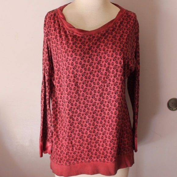 LF Tops - Long Sleeve Lady Bug Print Tee by Casual Studio LF Tops - Long Sleeve Lady Bug Print Tee by Casual Studio